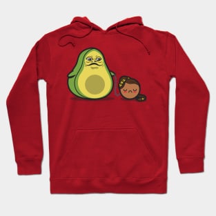 Cute Kawaii Avocado Guacamole Science Fiction Funny Parody Hoodie